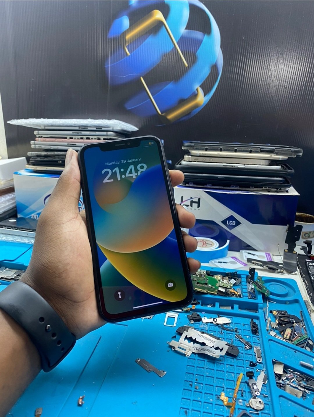 After screen repair