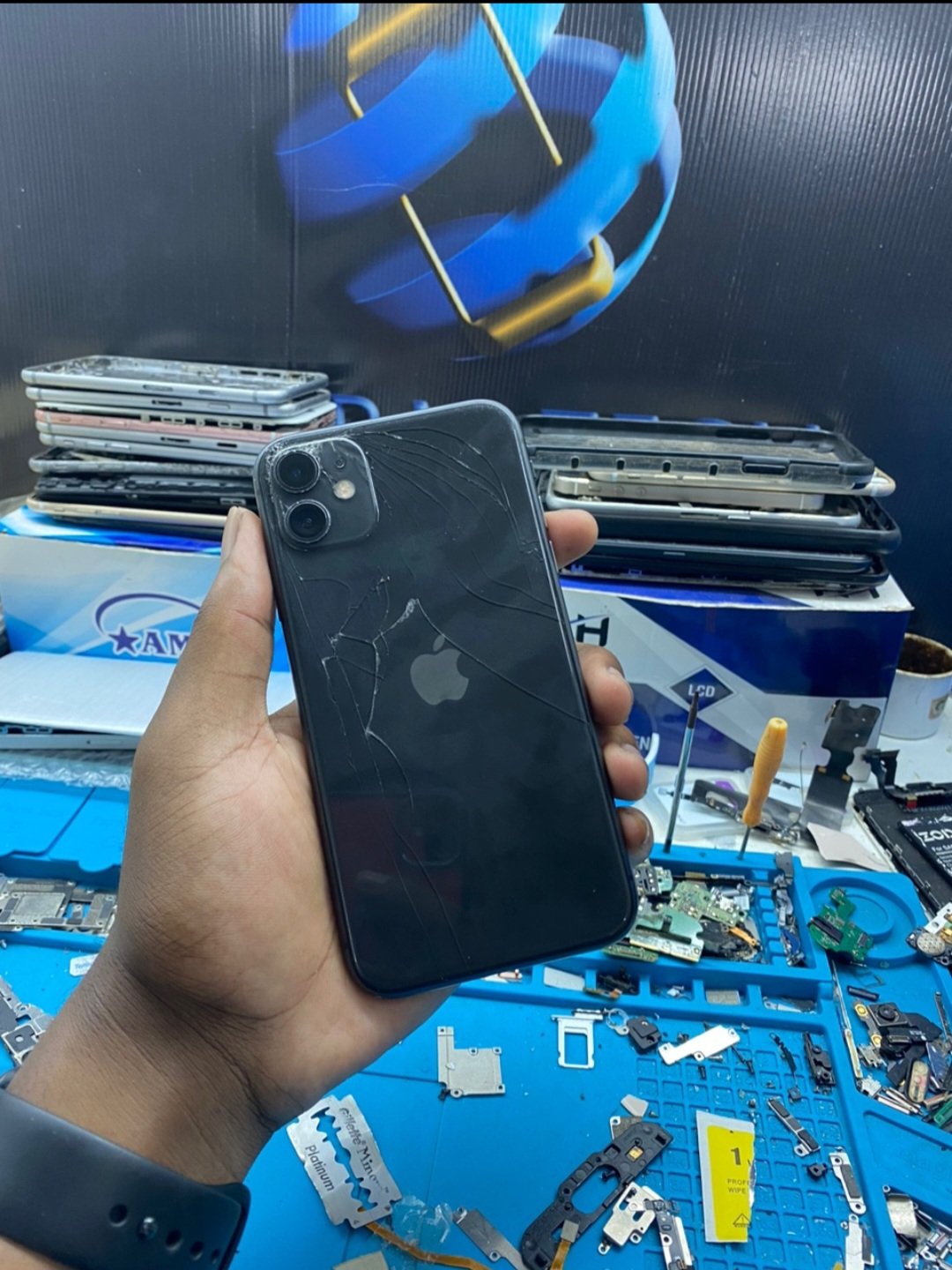 Before camera repair